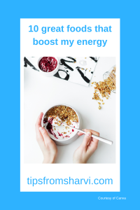 10 great foods that boost my energy